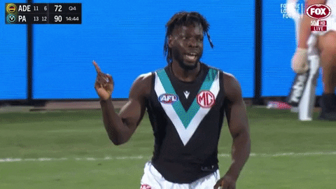 Aussie Rules Dance GIF by Port Adelaide FC