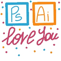 martinamicole love ai love you photoshop Sticker
