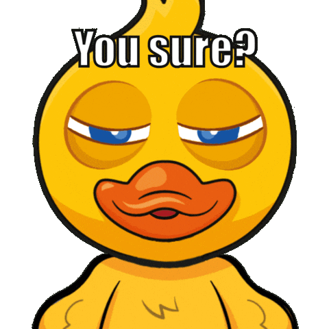 Questioning Squinting Sticker by VeeFriends