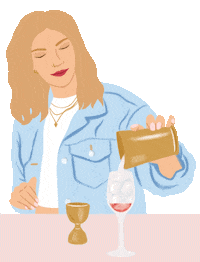 Drink Well Dry January Sticker by La Maison Wellness