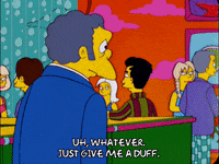 serious homer simpson GIF
