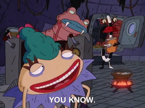 nickrewind giphydvr nicksplat aaahh real monsters giphyarm044 GIF