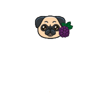 Zeedog Sticker by Amora Pug Brasil