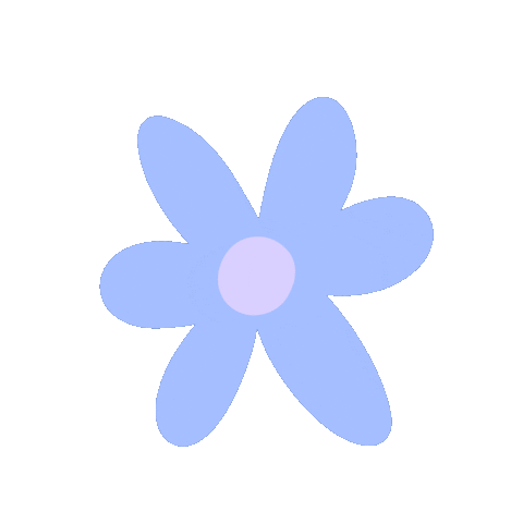 Consiente giphyupload flor flor azul consiente Sticker