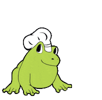 Hungry Sticker Sticker by One Fat Frog