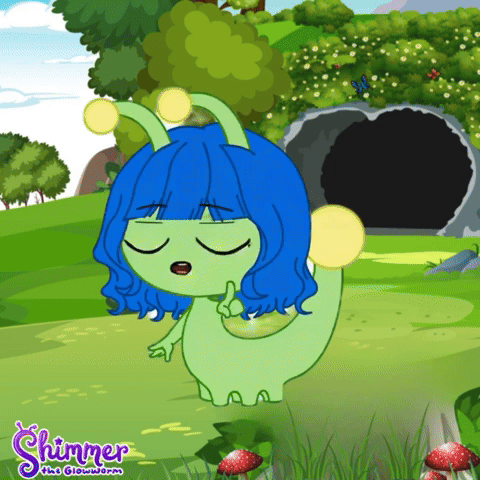 Shimmer the Glowworm Spark - bright thing