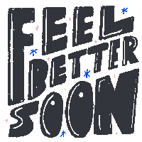 Sick Get Well Sticker by BrittDoesDesign