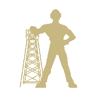 Golden Driller Uncorked2019 Sticker by utulsa
