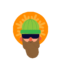 Snow Ski Sticker by Mulatero Editore