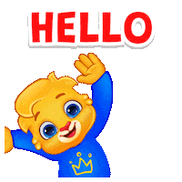Wave Hello Sticker by Lucas and Friends by RV AppStudios