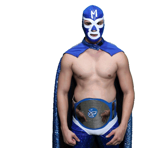 maskadorestacoshopaz giphyupload wrestling wrestler lucha Sticker