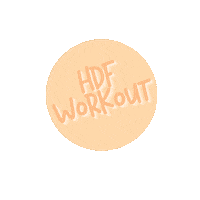HeelsDownFit fitness workout equestrian hdf Sticker