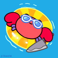 Bad Ass Crab GIF by pikaole