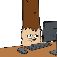 Focus Grinding Sticker by Bored On Chain