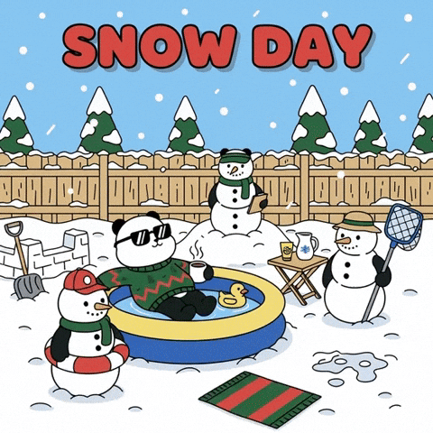 Snow Day Holiday Season GIF by Kanpai Pandas