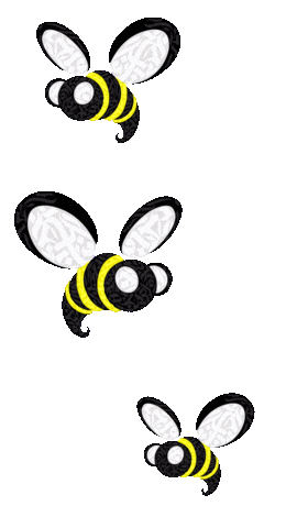 D Bee Sticker