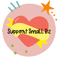 Shop Here Small Business Sticker