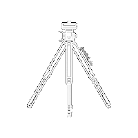 rollei_de fotografie tripod rollei machdichbereit Sticker