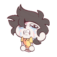 Sad Cry Sticker
