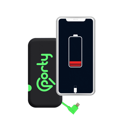 portytech giphyupload enerji powerbank porty Sticker