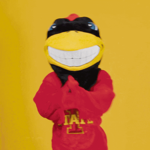 Cheer Mascots GIF by Iowa State University Foundation