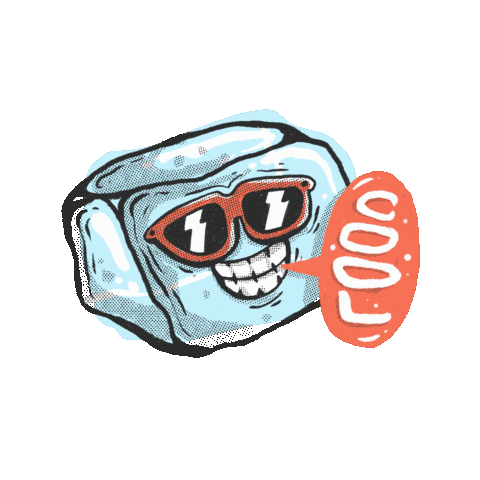 Ice Cube Love Sticker by Dreadpen