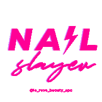 lerevebeautyspa pink flash nails le reve Sticker