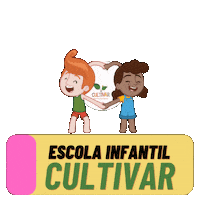 escolacultivar amor educacao infantil cultivar Sticker