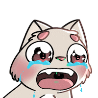 Sad Cats Sticker