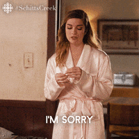 Nervous Schitts Creek GIF by CBC