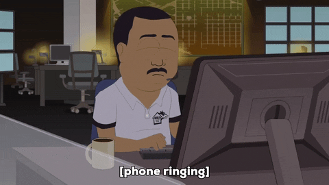 computer working GIF by South Park 