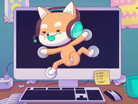 Late Night Work GIF by WUFFI