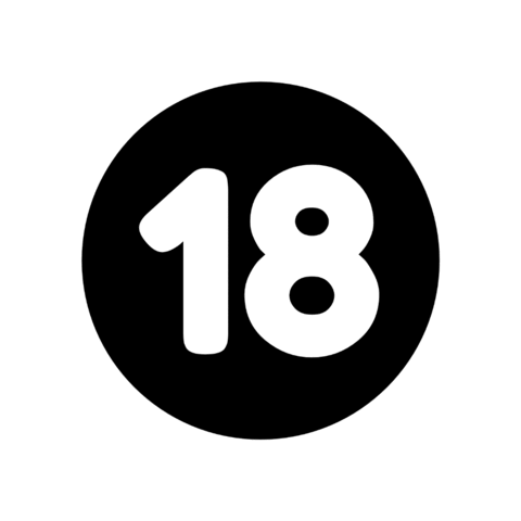 Number Blanco Sticker