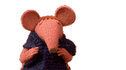 Scarf Knitting Sticker by Clangers