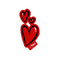 Heart Love Sticker by Tabu sushi
