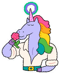 Fairy Tale Rainbow Sticker by stapod