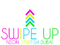 Swipe Up Sticker by Neon Starfish Dubai