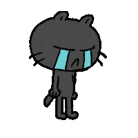 Sad Cat Sticker