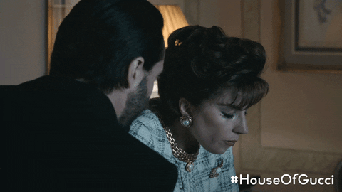 Lady Gaga Reaction GIF by House of Gucci