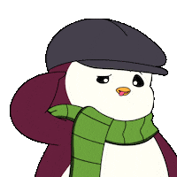 Think About It Sticker by Pudgy Penguins