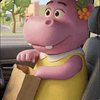 Excited Fast Food GIF