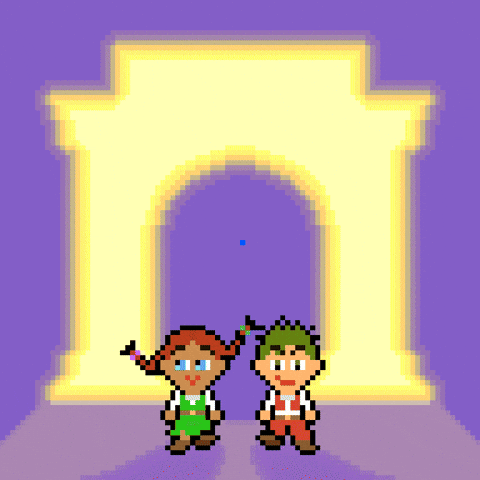 Jump Pixel Art GIF by ?an!c Official