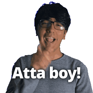 Proud Well Done Sticker