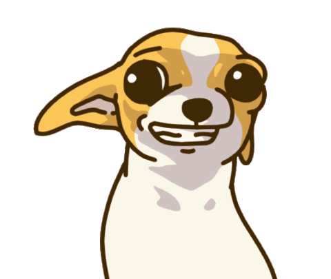 Animation Dog Sticker