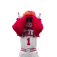 What Are You Doing No Sticker by Chicago Bulls
