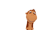 kid monkey Sticker