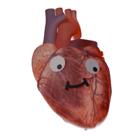 Nanographics love heart health nanographics Sticker