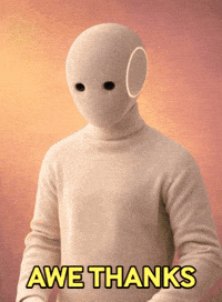 Thanks Blushing GIF by 1X Technologies