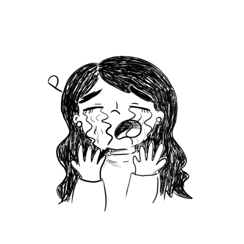 Sad Face Sticker