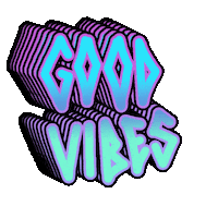 Good Vibes Party Sticker